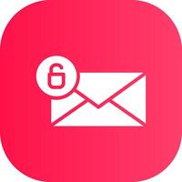 Entsperren Sie das kreative Icon-Design für E-Mails vektor