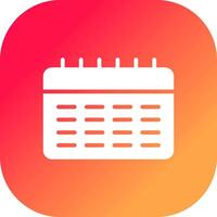 Kalender kreatives Icon-Design vektor