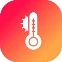 Temperatur kreatives Icon-Design vektor