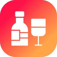 Wein kreatives Icon-Design vektor