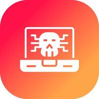 Kreatives Icon-Design für Malware vektor