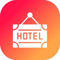 Hotel kreatives Icon-Design vektor