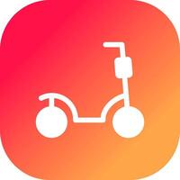 Scooter kreatives Icon-Design vektor