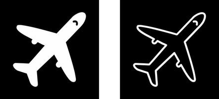 Flugzeug-Vektor-Symbol vektor