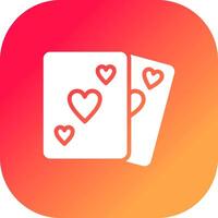 Poker kreatives Icon-Design vektor