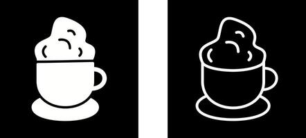 Vektorsymbol für cremigen Kaffee vektor