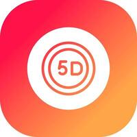 5d Daten Lager kreativ Symbol Design vektor