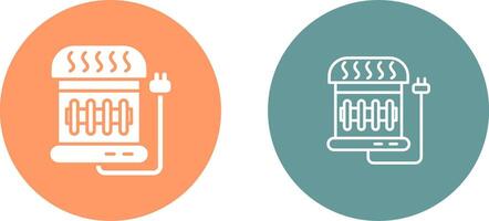 Vektorsymbol für elektrische Heizung vektor