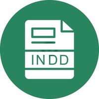 indd kreativ Symbol Design vektor