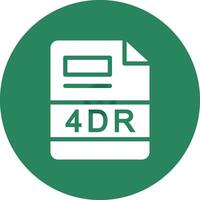 4dr kreativ Symbol Design vektor