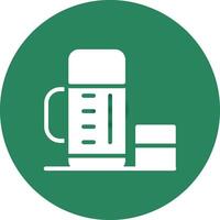 Thermos kreatives Icon-Design vektor