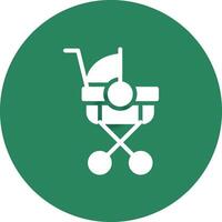 Kinderwagen kreativ Symbol Design vektor