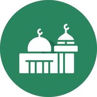 Moschee kreatives Icon-Design vektor