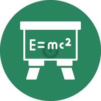 Relativitätstheorie kreatives Icon-Design vektor