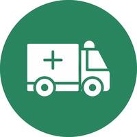 Krankenwagen kreatives Icon-Design vektor