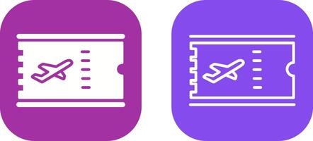 Vektorsymbol für Flugtickets vektor