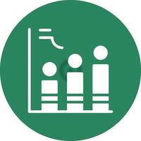 histogram kreativ ikon design vektor