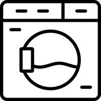 Waschmaschine kreatives Icon-Design vektor