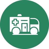 ambulans kreativ ikon design vektor