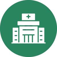 Krankenhaus kreatives Icon-Design vektor