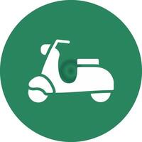 Scooter kreatives Icon-Design vektor