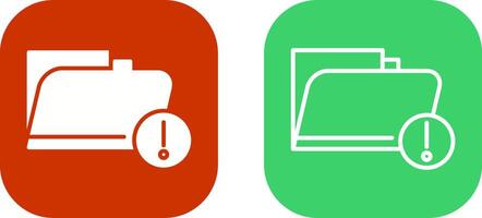Vektorsymbol für anfällige Ordner vektor