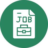 Job kreatives Icon-Design vektor