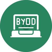 byod Tour kreativ Symbol Design vektor