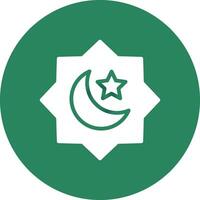 muslimisches kreatives Icon-Design vektor