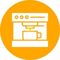 Kaffeemaschine kreatives Icon-Design vektor