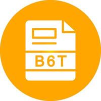 b6t kreativ ikon design vektor