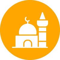 Moschee kreatives Icon-Design vektor