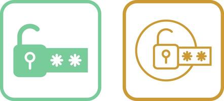 Vektorsymbol für Passcode-Sperre vektor