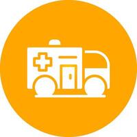 Krankenwagen kreatives Icon-Design vektor