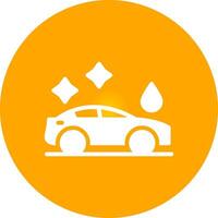 Auto waschen kreativ Symbol Design vektor