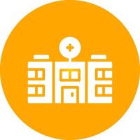 Krankenhaus kreatives Icon-Design vektor