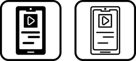 Handy, Mobiltelefon Anwendungen Vektor Symbol