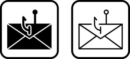 Phishing-Vektor-Symbol vektor