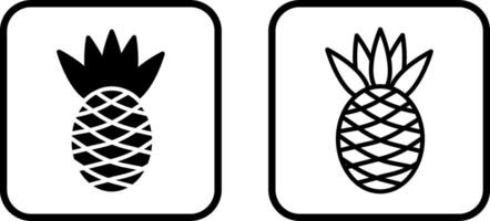 Ananas-Vektor-Symbol vektor