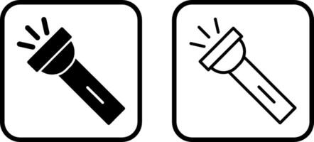 Symbol für Taschenlampenvektor vektor