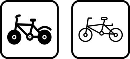 Fahrrad ich Vektor Symbol