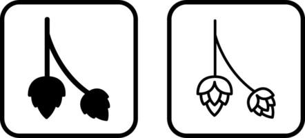 Hopfen-Vektor-Symbol vektor