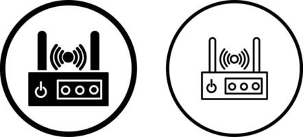 WLAN-Router-Vektorsymbol vektor