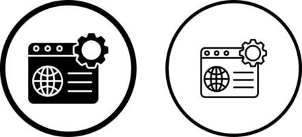 Vektorsymbol für die Weboptimierung vektor