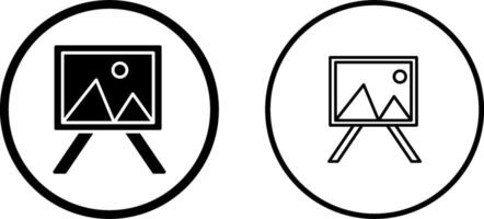 Malerei des Leinwandvektorsymbols vektor