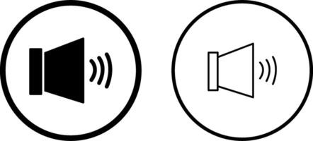 Vektorsymbol für Audio mit hoher Lautstärke vektor