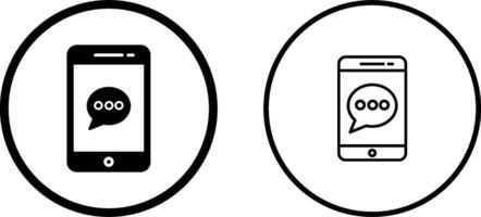 Handy, Mobiltelefon Anwendungen Vektor Symbol