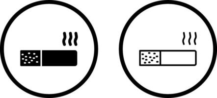 Vektorsymbol für Rolltabak vektor