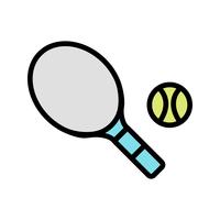 Tennis-Ikonen-Vektor-Illustration vektor