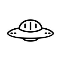 Vektor-UFO-Symbol